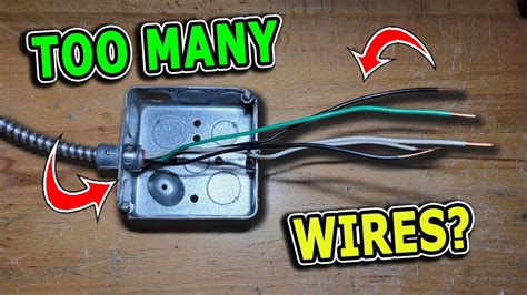 can you put 2 wires through same hole junction box|run 2 wires through same conduit.